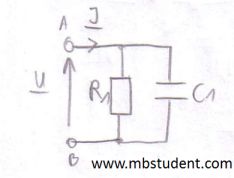 Power in electrical AC circuit - example 1.