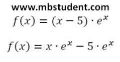 Function derivative - example 4.