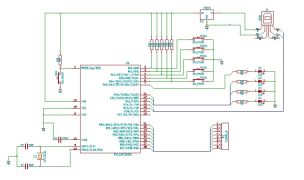 My USB device plus LCD display - electrica diagram